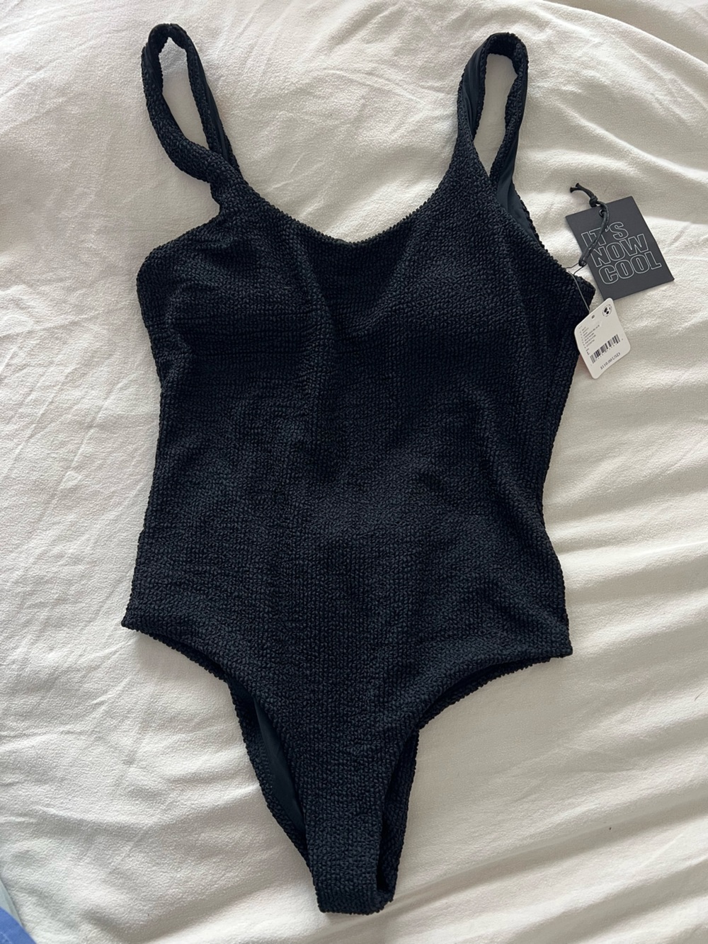 It’s Now Cool Black One Piece Size Large RT $110 NWT